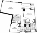 1 Bedroom with Den- 910