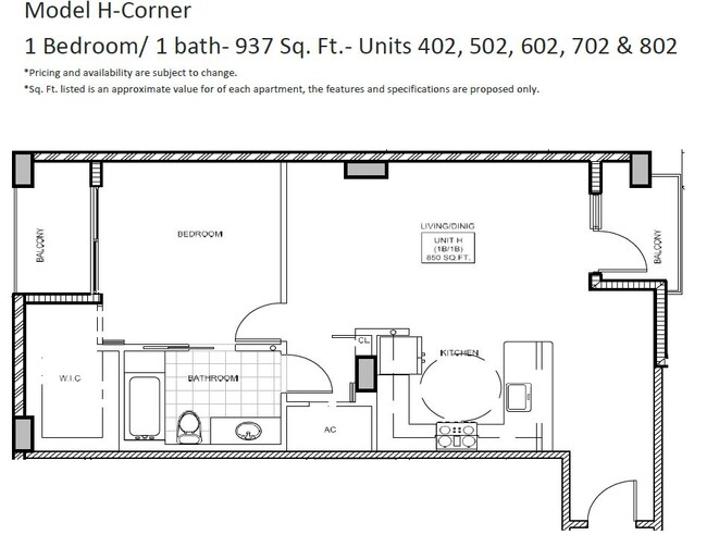 Model H - Parkview Apartments