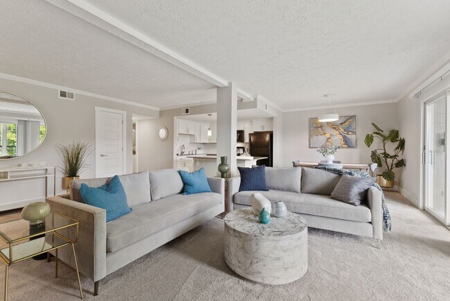 Gran sala de estar de concepto abierto - Lakes of Carmel