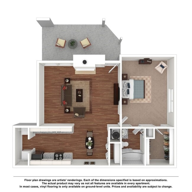 Interior Photo - Pebble Creek