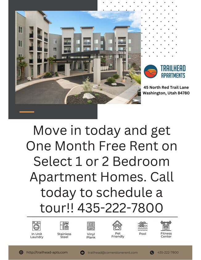 Trailhead Apartments Apartments in Washington, UT
