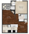 One Bedroom - Plan B - Renovated