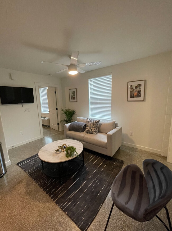 Unit Living Room - Studio Arms Apartments