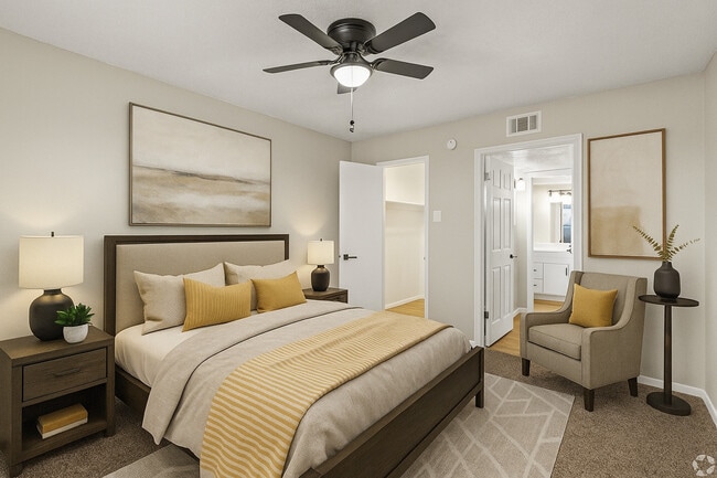 Bedroom - Greenhill Apartments