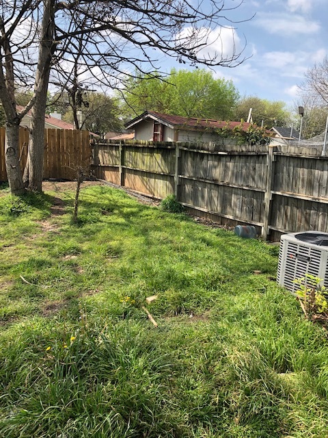 Backyard has been mowed since this picture - 9820 Village Briar