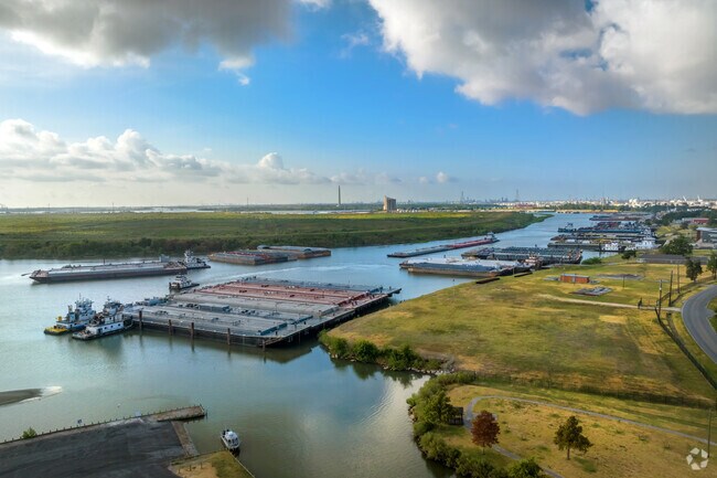 Houston Ship Channel, located next to Channelview, is one of the busiest seaports in the world.