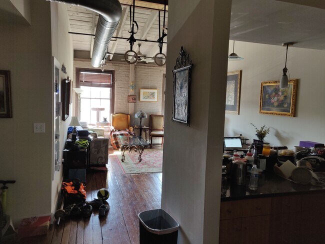 the view from the entrance - 1421 Lombardy Aly