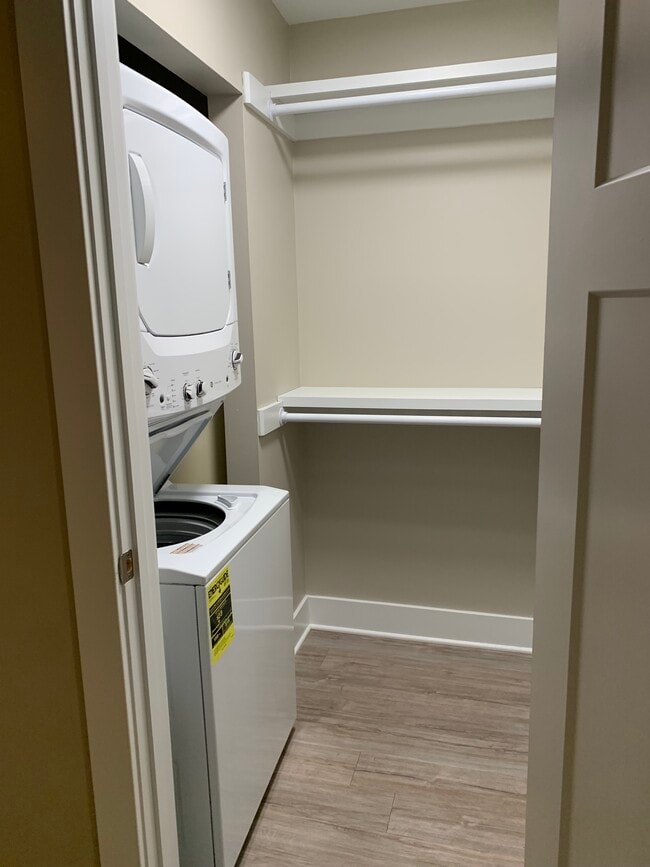unit has a walk in closet with stack washer and dryer - 3225 Maplewood Ave