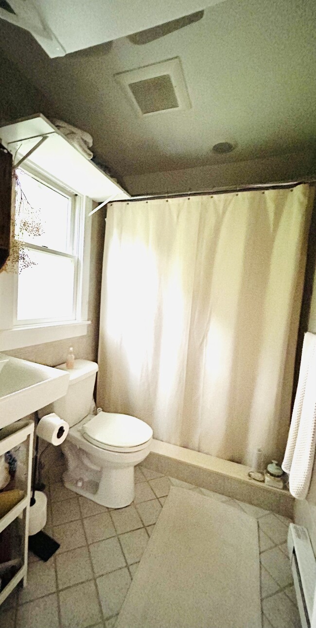 New bathroom with a large shower - 72 Kenozia Lake Rd