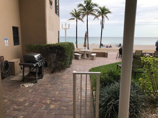 View from Front Door - 3300 N Surf Rd