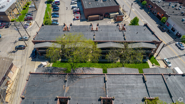 Aerial Photo - North High Street Apartments