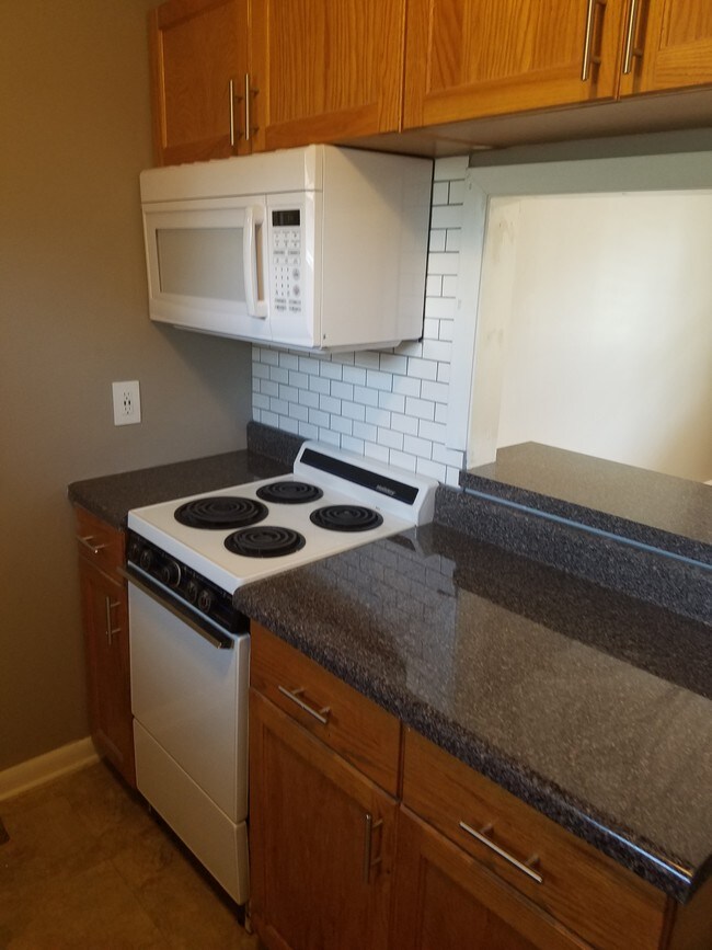 one bedroom kitchen - Frost Garden Apartments