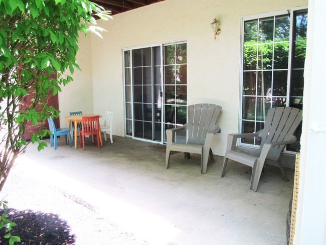 Rear Patio - 107 Valley Stream Cir