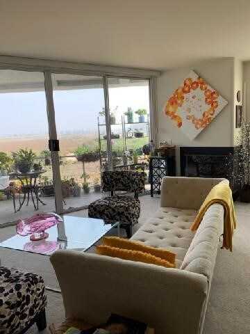 Open livingroom and fireplace - 6627 Vista Del Mar