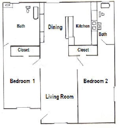 2BR/2BA - Greentree Gardens