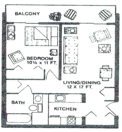 Plano de planta - Restoration Towers