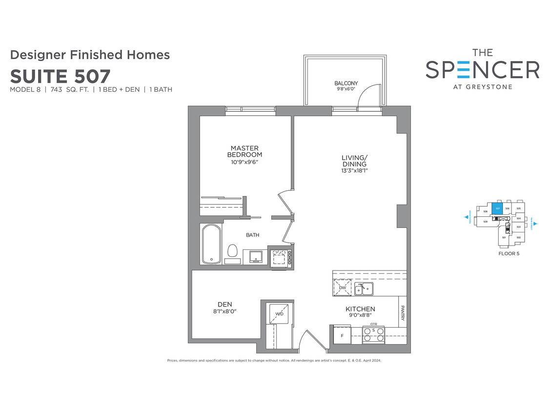 Primary Photo - Suite 507 - The Spencer At Greystone