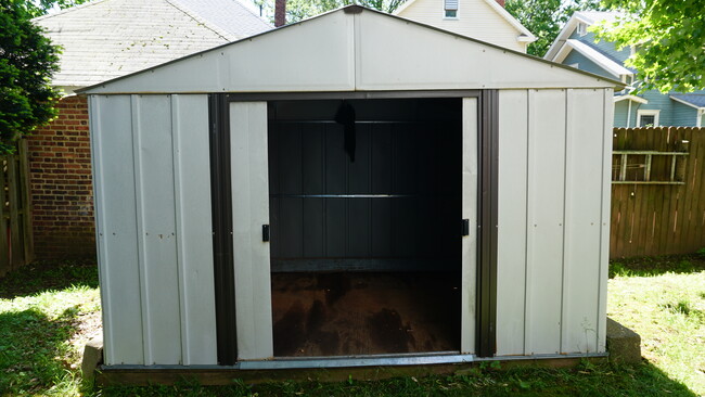 shed for bike storage - 322 S 3rd Ave