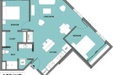 1 BEDROOM + DEN C7