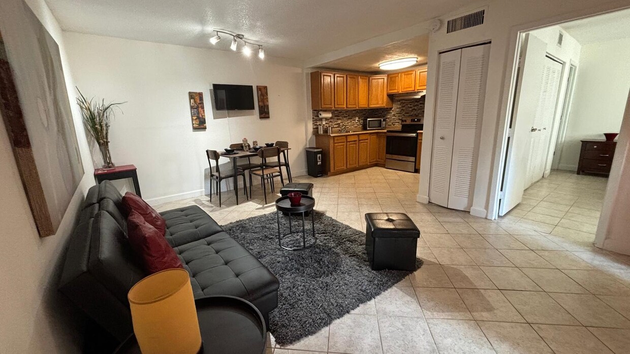 Living/Dining/Kitchen View - 6519 W Newberry Rd