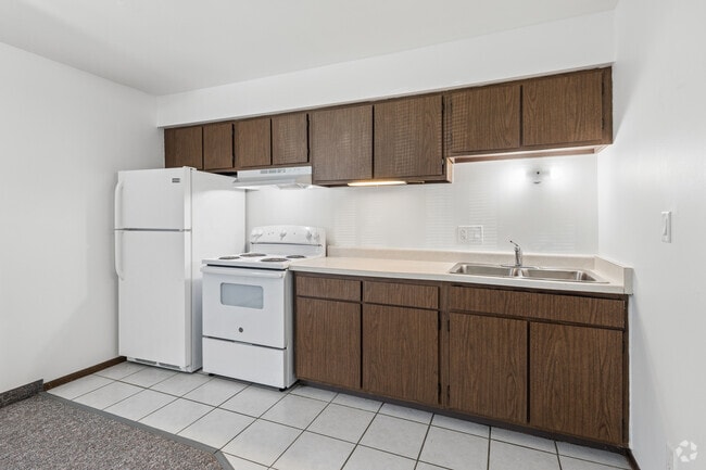 Estudio - 393 pies cuadrados - Cocina - Orchard Courts Apartments