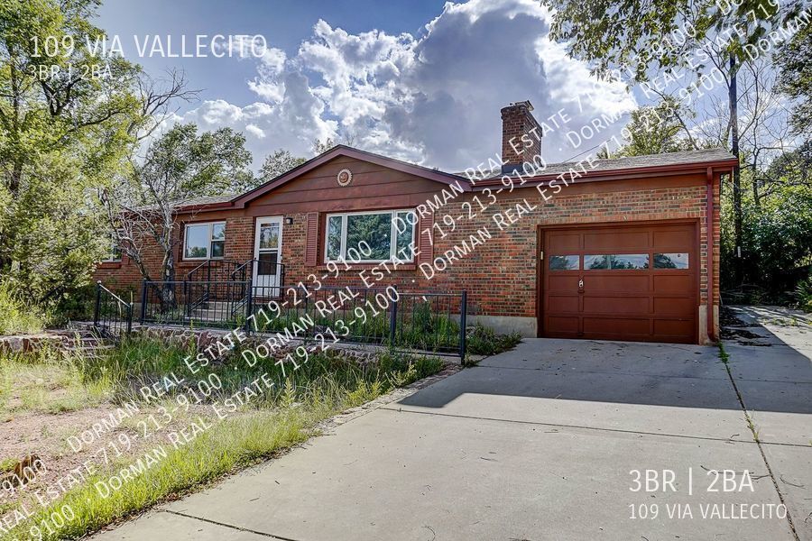 109 Vía Vallecito, Manitou Springs, CO 80829 House Rental in Manitou