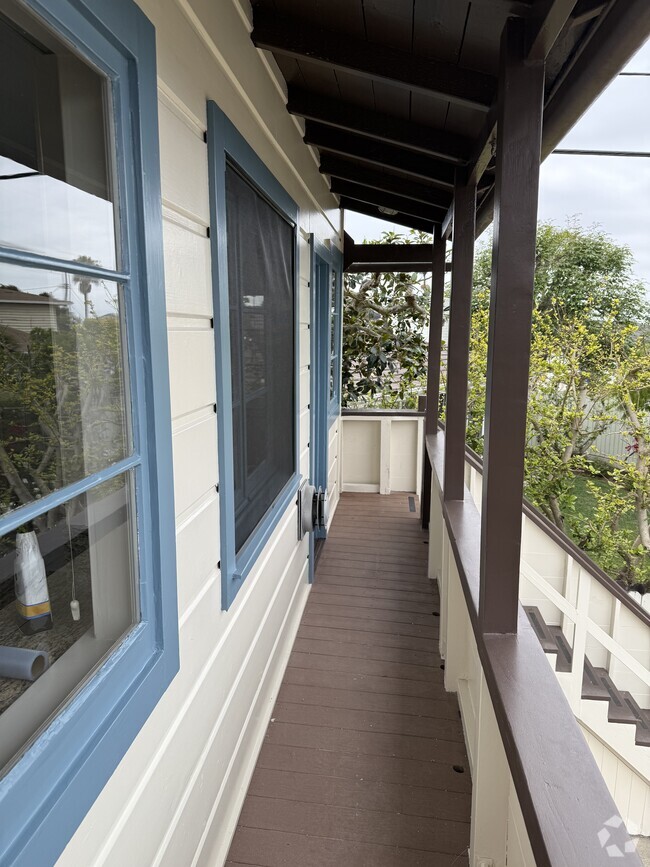 front balcony and stairs - 8252 Rees St