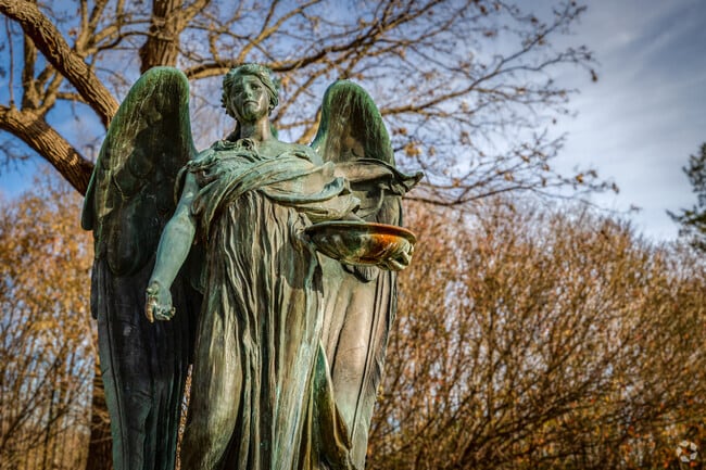 The Black Angel statue is amazing story and site in the East End.