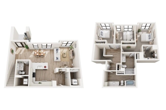 Three Bedroom Townhome Style Apartment - Allen Bay
