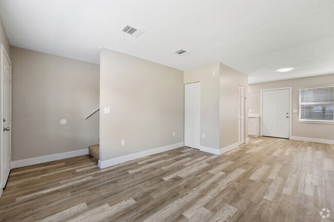 2BR, 1BA - 825SF - Remodeled - Living Room/Dining Room - Emerald Cove East