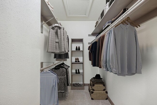 Spacious bedroom closet - Museo and Channings Mark