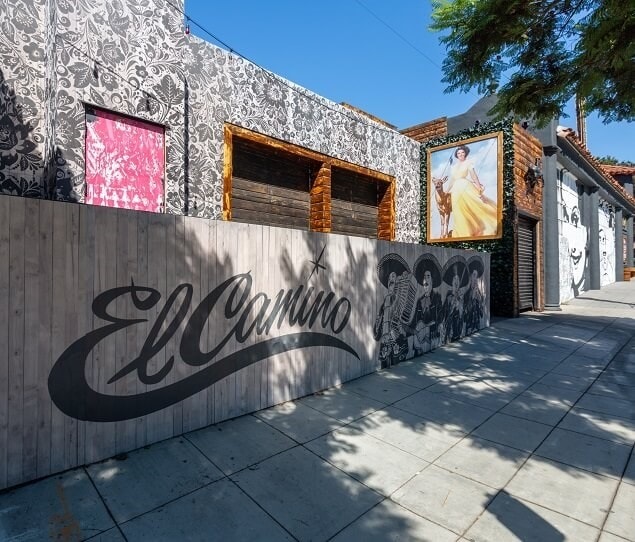The popular El Camino restaurant is located off India Street