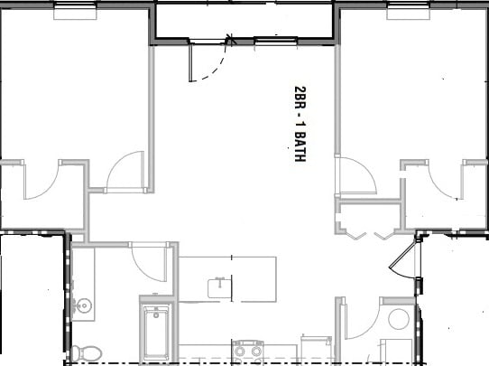 2 bedroom side view units - The Pinnacle at Swiftwater