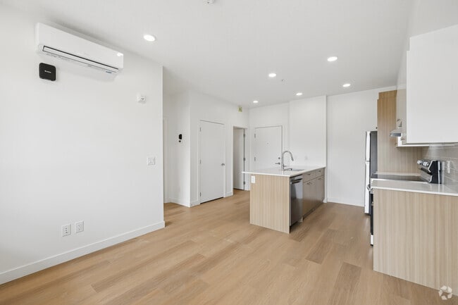 1BD, 1BA - 430SF - Living Room/ Kitchen - Luma
