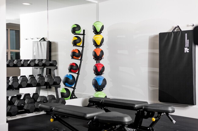 Centre de remise en forme avec haltères libres - 500 Asher