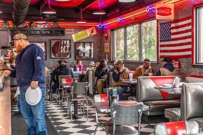 Restaurants fill up on Fridays in Athens.