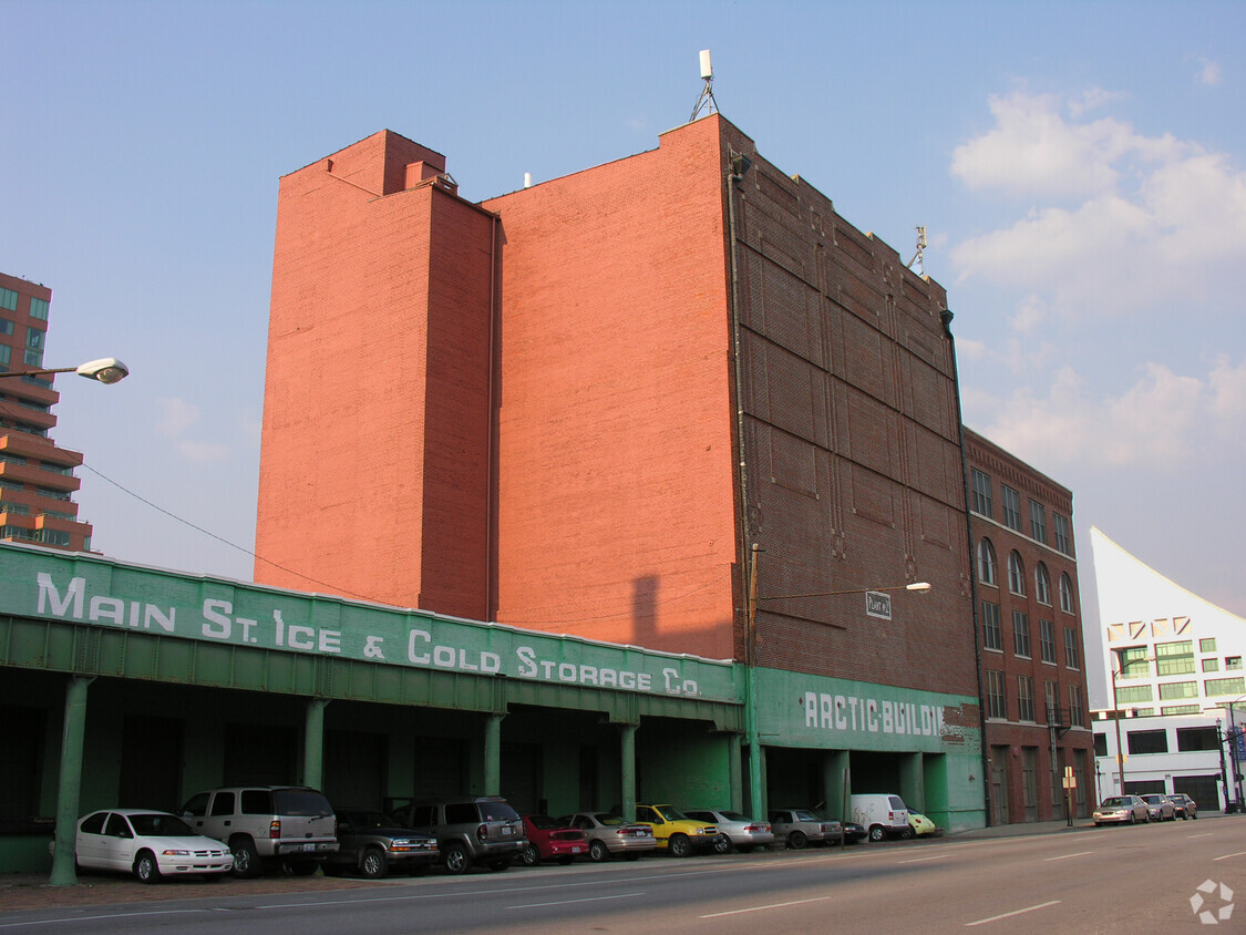 View from the southwest - Ice House Lofts