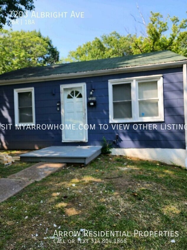7203 Albright 2 Bedrooms, 1.0 Bath House Rental in Jennings, MO