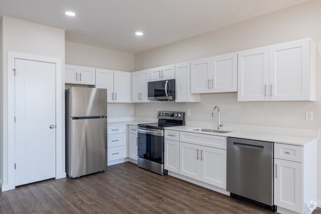 Studio - 660SF - Kitchen - The Monico Apartments