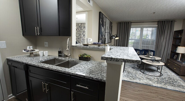 Sleek Granite Countertops - The Bend at Broad by Cortland