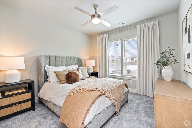 2BR, 2BA - 1,265SF - Primary Bedroom - The Beacon at 331 Apartments
