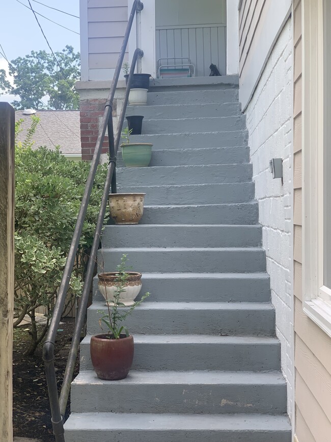 Exterior staircase to 2nd floor unit - 314 E 55th St