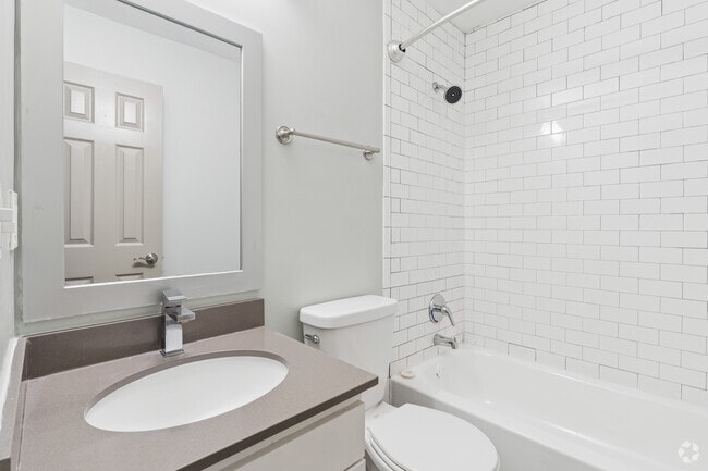 3BR, 2BA - 1,200SF - Primary Bathroom - The Edison