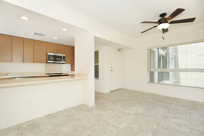 Living room facing front door - 497 Kailua Rd