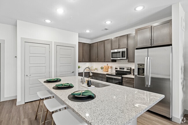 A2 1BR, 1BA - 861SF - Kitchen - The Harper