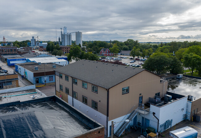 Drone View 1 - Downtown Lofts