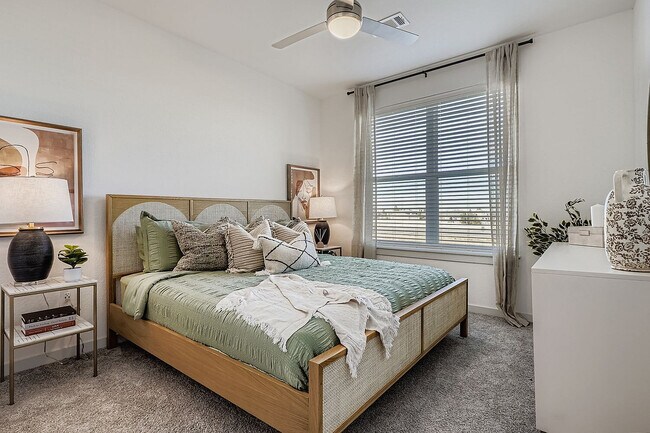 El dormitorio de la galería - The Gallery Modern Apartments