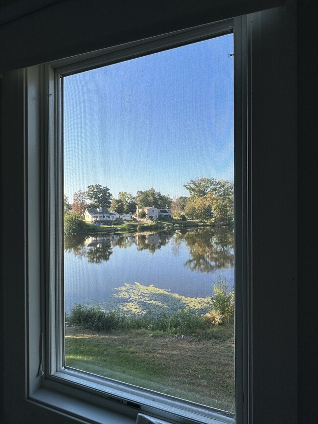 Still bedroom number 1 window view. Brand new Marvin windows. - 16 Crescent Beach Dr