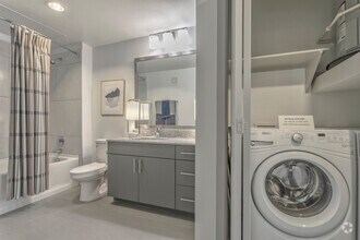 1BR, 1BA - 702 SF A2 - Bathroom/Laundry - Lux on Main