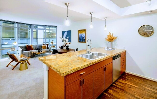 Large counter top space and plenty of storage - 819 Virginia St Apartment